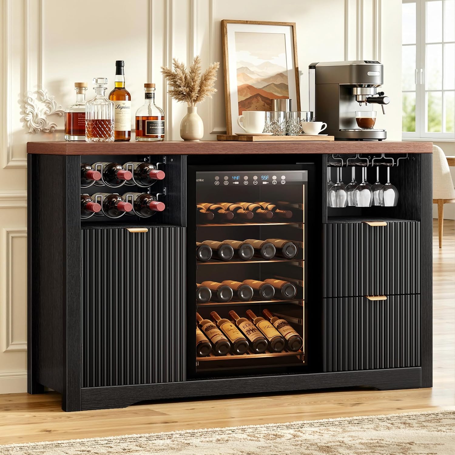 ตู้บาร์กาแฟพร้อมพื้นที่สำหรับต - Home Bar And Fridge บทวิจารณ์และราคา