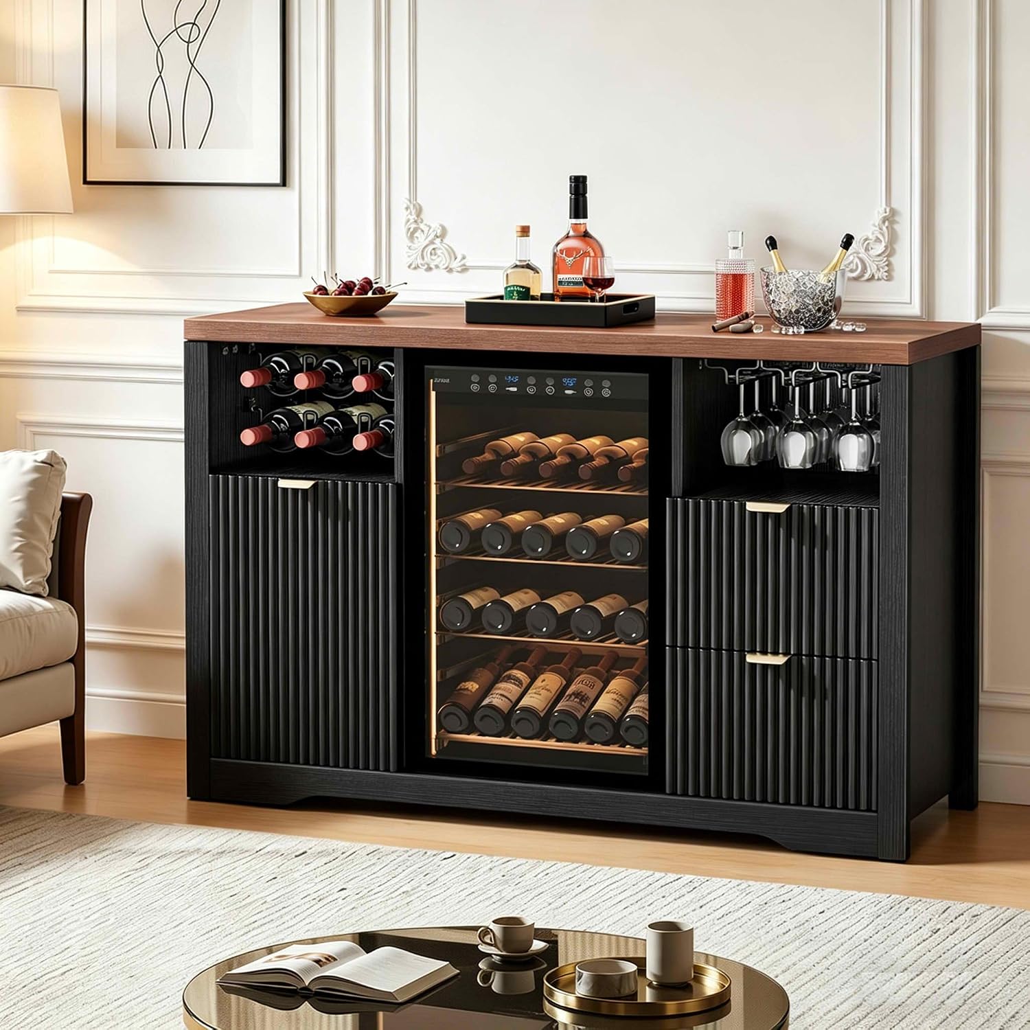 ตู้บาร์กาแฟพร้อมพื้นที่สำหรับต - Home Bar And Fridge บทวิจารณ์และราคา