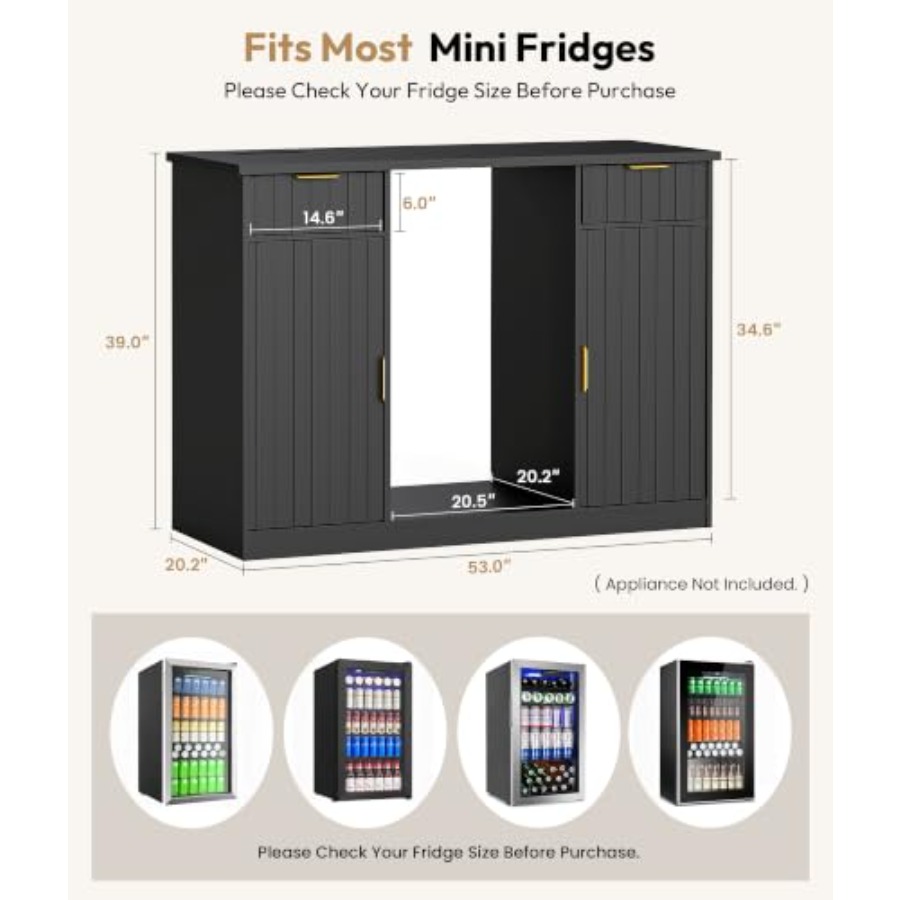 ตู้เก็บของสำหรับบาร์กาแฟ 53 พร - Home Bar And Fridge บทวิจารณ์และราคา