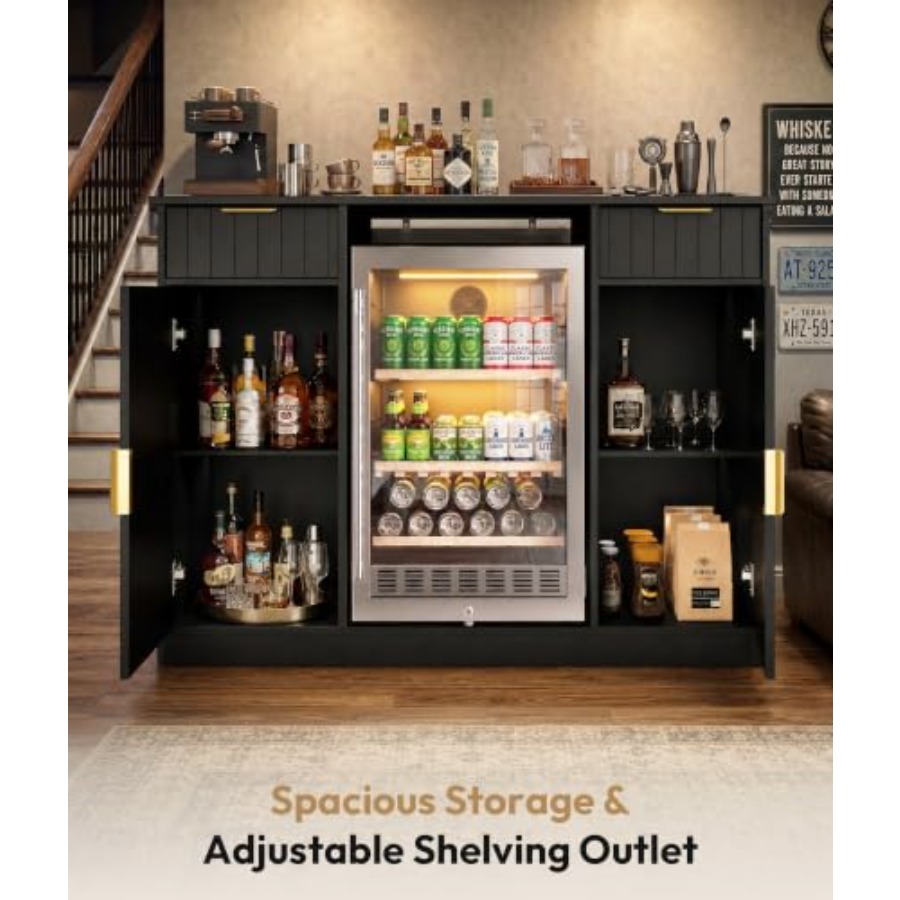 ตู้เก็บของสำหรับบาร์กาแฟ 53 พร - Home Bar And Fridge บทวิจารณ์และราคา