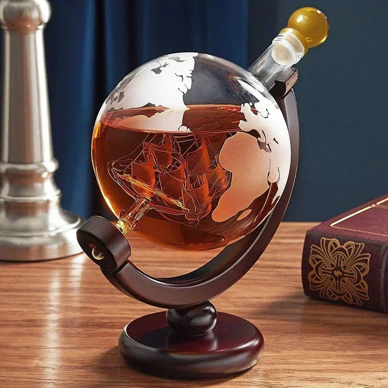 ชุดขวดเหล้ารูปโลกสุดสร้างสรรค์ - Decanter Globe Set บทวิจารณ์และราคา